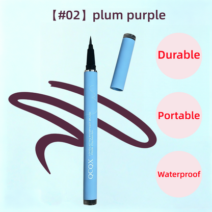 【QCQX】Long-lasting eyeliner -lightweight, waterproof,vegan,cruelty-free,24-hour smooth application,ultra-creamy andsilky smooth texture.-A
