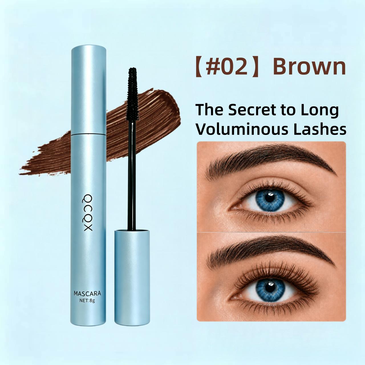 【QCQX】Professional eyelash extension mascara - Ultimate density, remarkable length, waterproof and long-lasting formula
