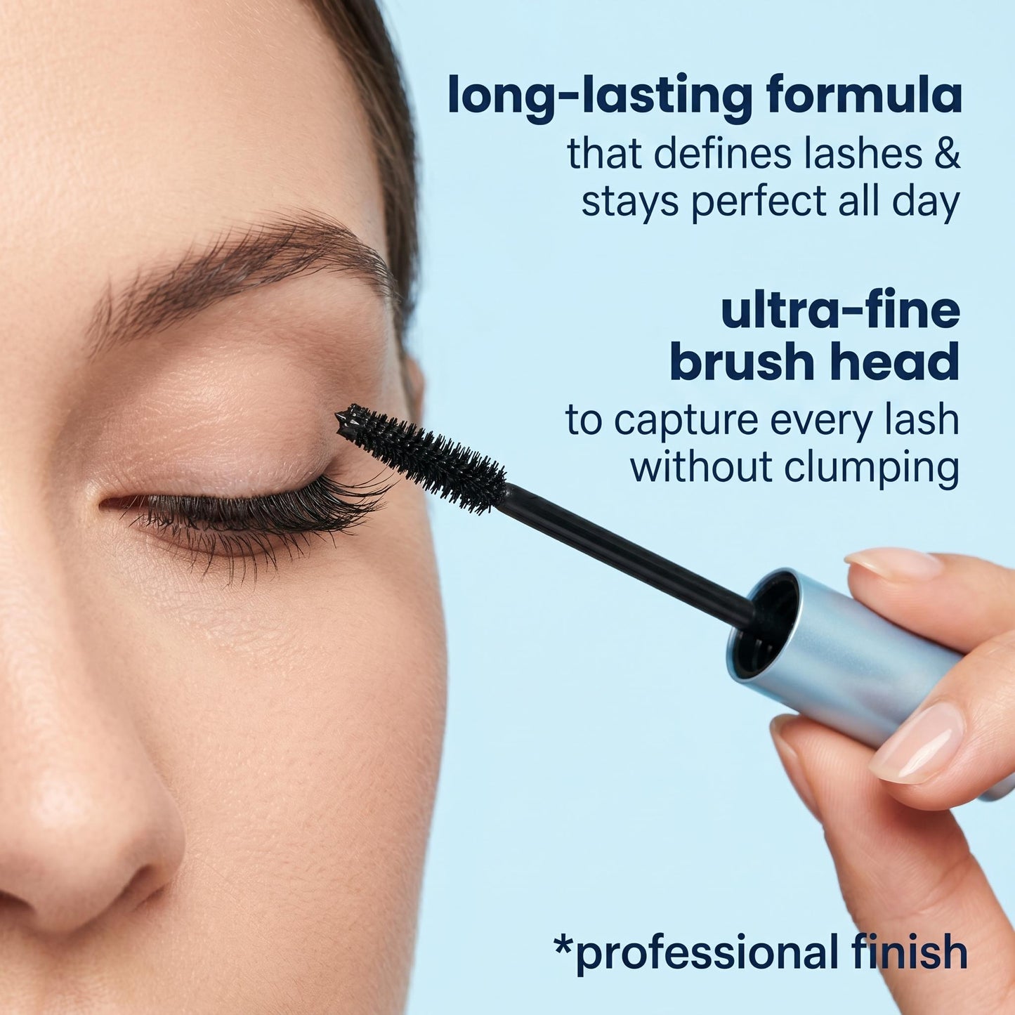 【QCQX】Professional eyelash extension mascara - Ultimate density, remarkable length, waterproof and long-lasting formula