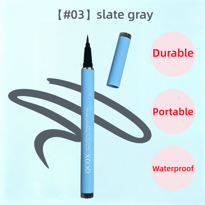 【QCQX】Long-lasting eyeliner -lightweight, waterproof,vegan,cruelty-free,24-hour smooth application,ultra-creamy andsilky smooth texture.-A