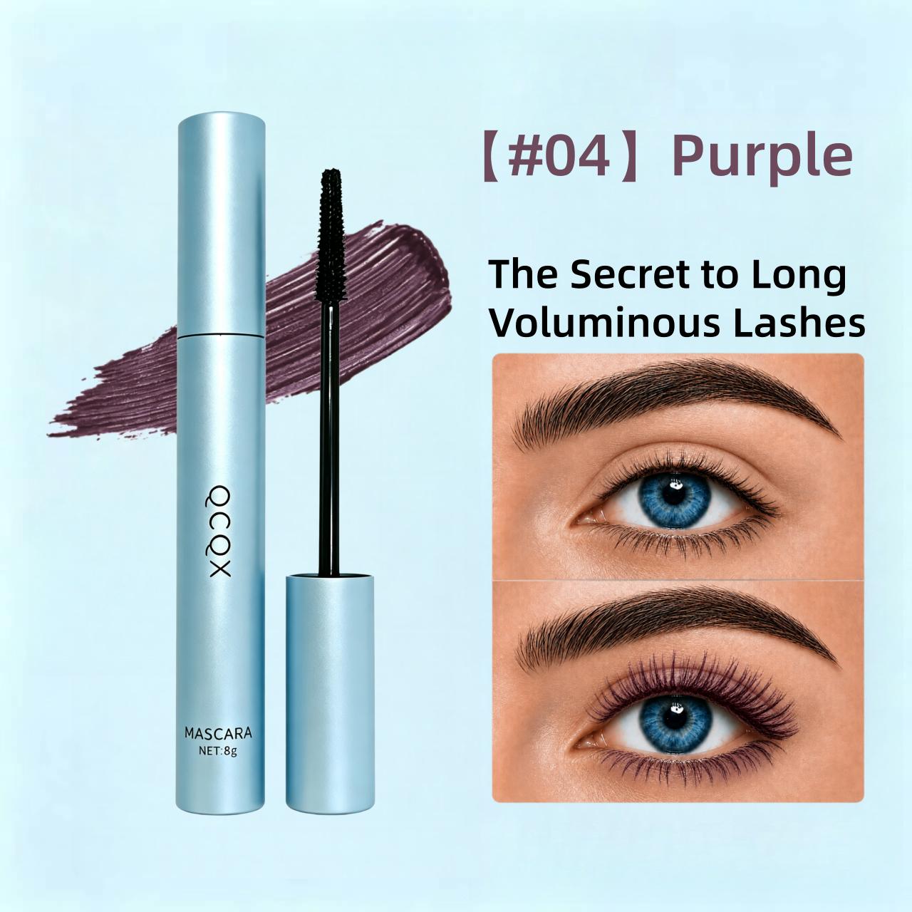 【QCQX】Professional eyelash extension mascara - Ultimate density, remarkable length, waterproof and long-lasting formula
