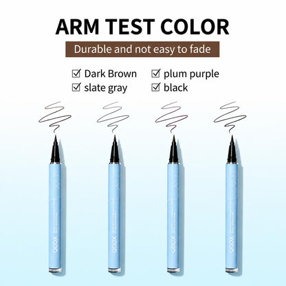 【QCQX】Long-lasting eyeliner -lightweight, waterproof,vegan,cruelty-free,24-hour smooth application,ultra-creamy andsilky smooth texture.-A