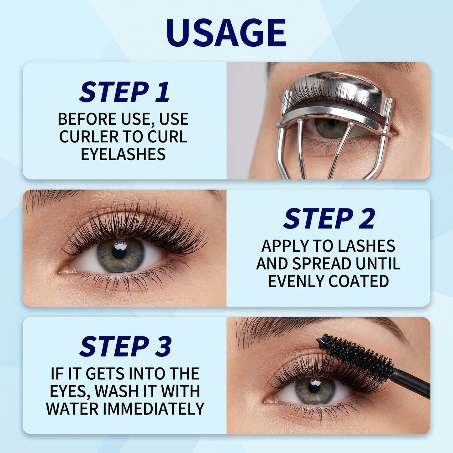 【QCQX】Professional eyelash extension mascara - Ultimate density, remarkable length, waterproof and long-lasting formula