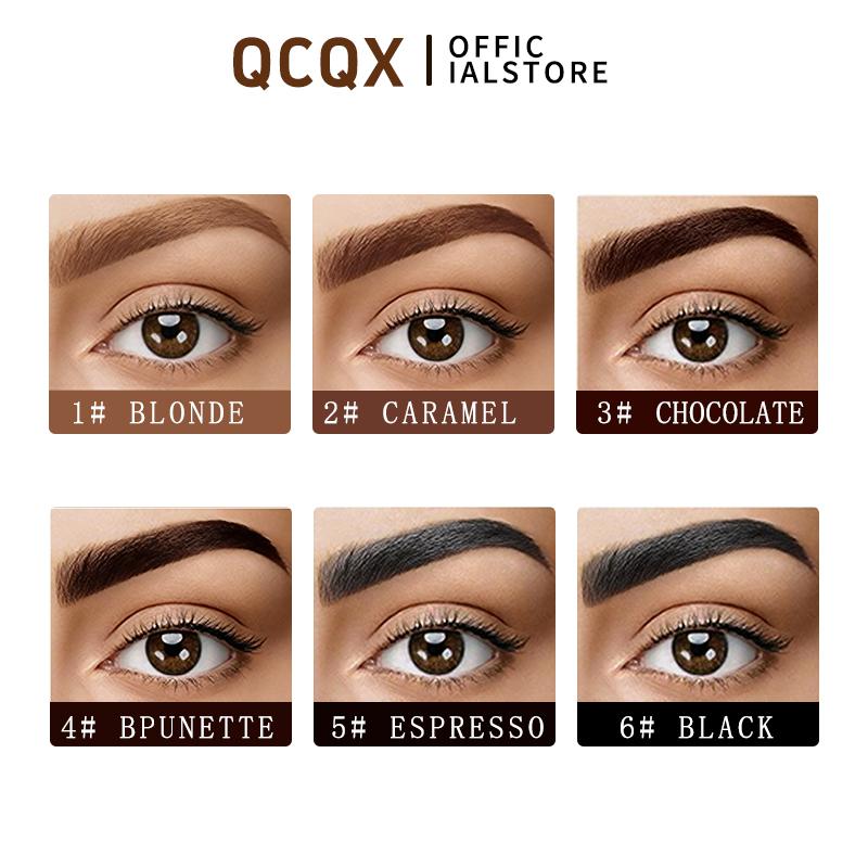 QCQX Three Dimensional Eyebrow Dye Cream, waterproof and sweatproof, suitable for all skin tones